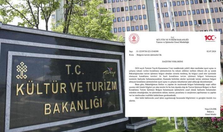 Bakanlıktan ‘Belgesiz Oteller’ krizi