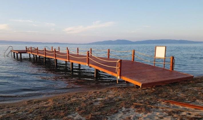 SİT alanına yapılan kaçak otel iskelesi mühürlendi