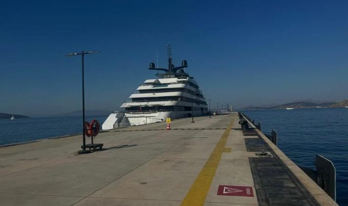 Avustralyalı VIP turistler özel gemiyle Bodrum’a geldi