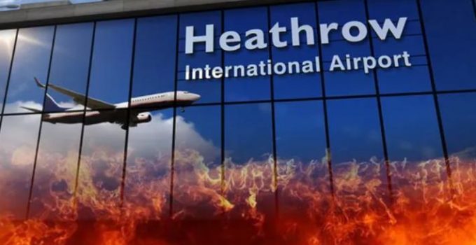Trafo yangını krizi büyüdü… Heathrow Havalimanı kapatıldı