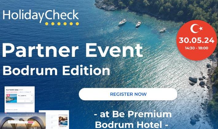 HolidayCheck’in Ege Bölgesi’ne özel Partner Etkinliği, Bodrum’da düzenlenecek