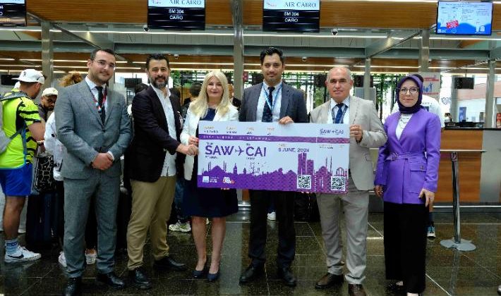 Air Cairo Sabiha Gökçen Havalimanı’na uçuş başlattı