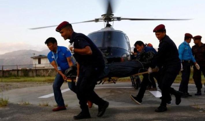 Nepal Turizm Bakanı’nı taşıyan helikopter düştü… 7 kişi hayatını kaybetti