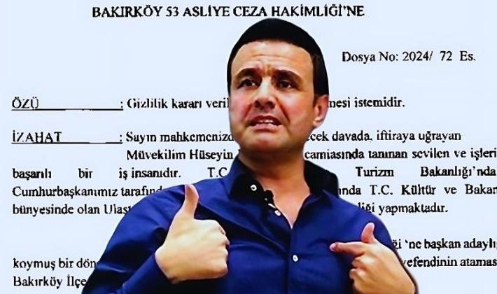 Önemli adamım diyerek gizlilik kararı istedi