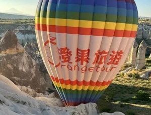 Kapadokya’da balon faciasından dönüldü