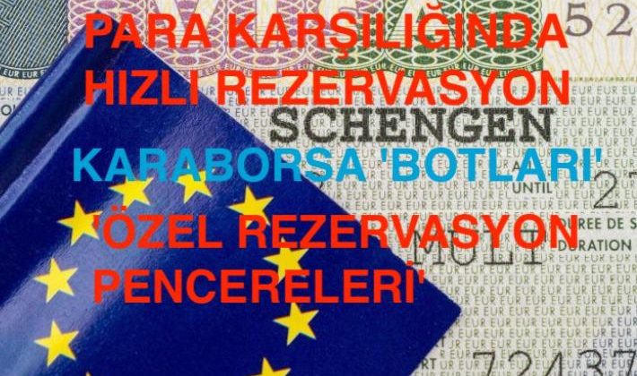 Schengen vizesi karaborsaya düştü