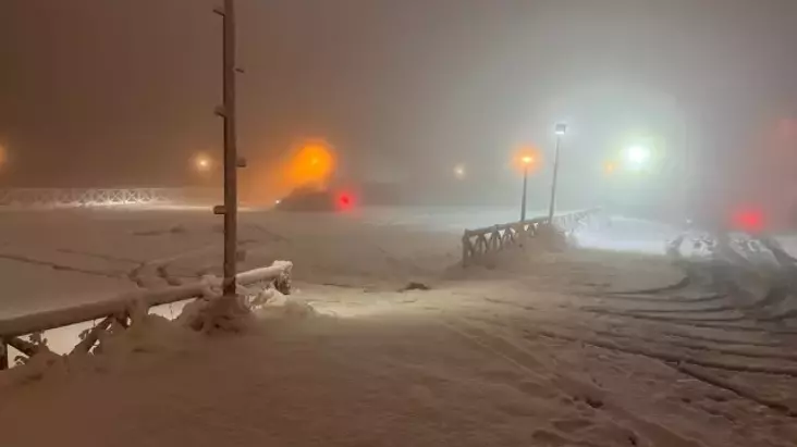 Erzurum’un Yüksek Kesimlerinde Kar Yağışı Etkili Oldu