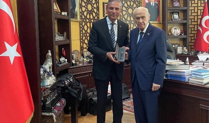 TÜRSAB Başkanı Bağlıkaya, Devlet Bahçeli’yi ziyaret etti