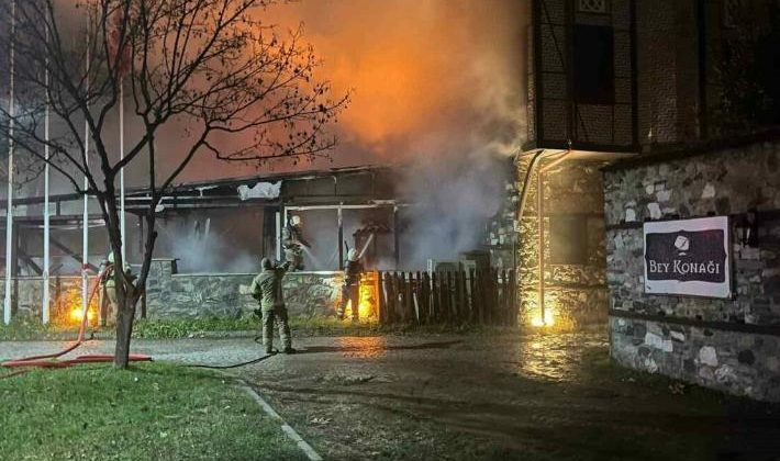 Bursa’da otel yangını