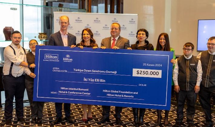 Hilton’dan 250 Bin Dolarlık hibe desteği