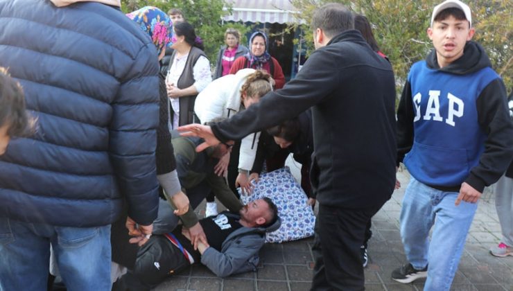 Mühürlemeye karşı çıkan işletme sahiplerine biber gazıyla müdahale edildi