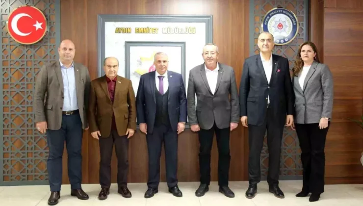 Kuşadası Ticaret Odası’ndan Emniyet ve Kültür Müdürlerine Ziyaret
