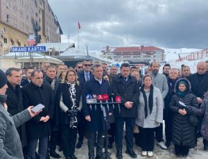 CHP Genel Başkanı Özgür Özel 78 kişiye mezar olan otelde