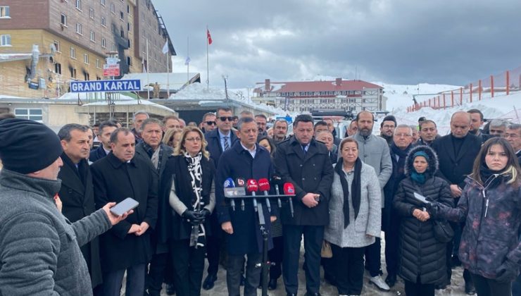 CHP Genel Başkanı Özgür Özel 78 kişiye mezar olan otelde