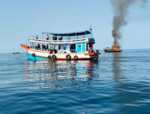 Dalış teknesi yandı: İngiliz turist hayatını kaybetti