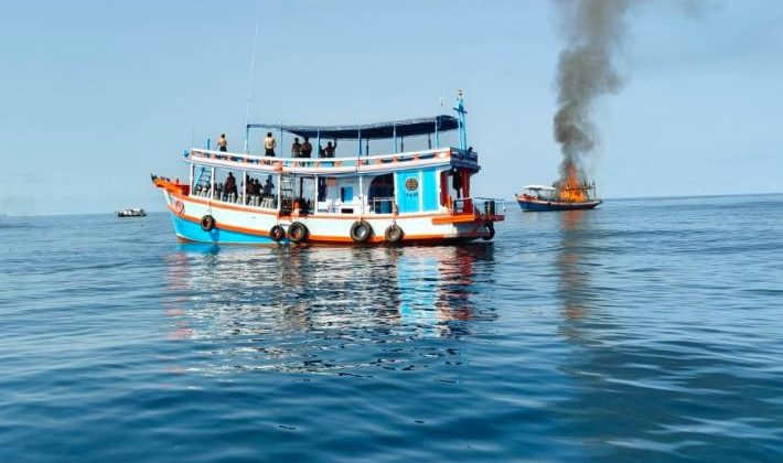 Dalış teknesi yandı: İngiliz turist hayatını kaybetti