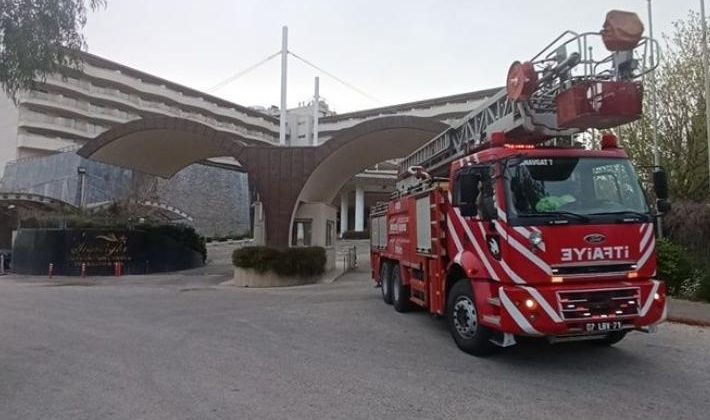 Manavgat Starlight Otel’de yangın