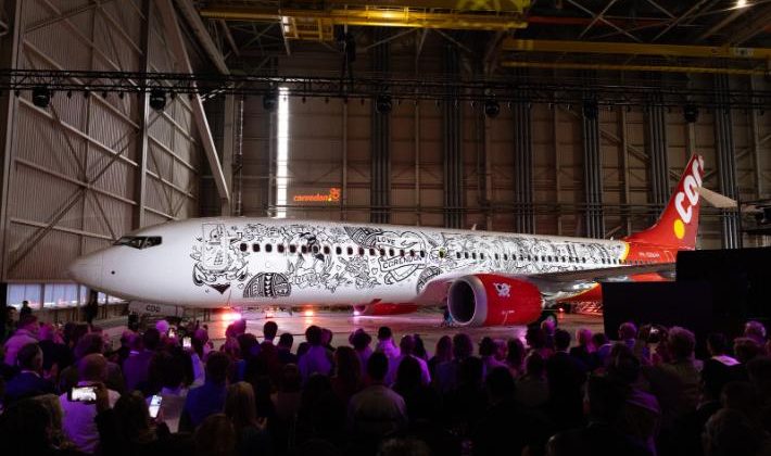 Corendon’dan bir ilk… Dünyanın tamamen dövme tasarımlı ilk uçağı havalandı